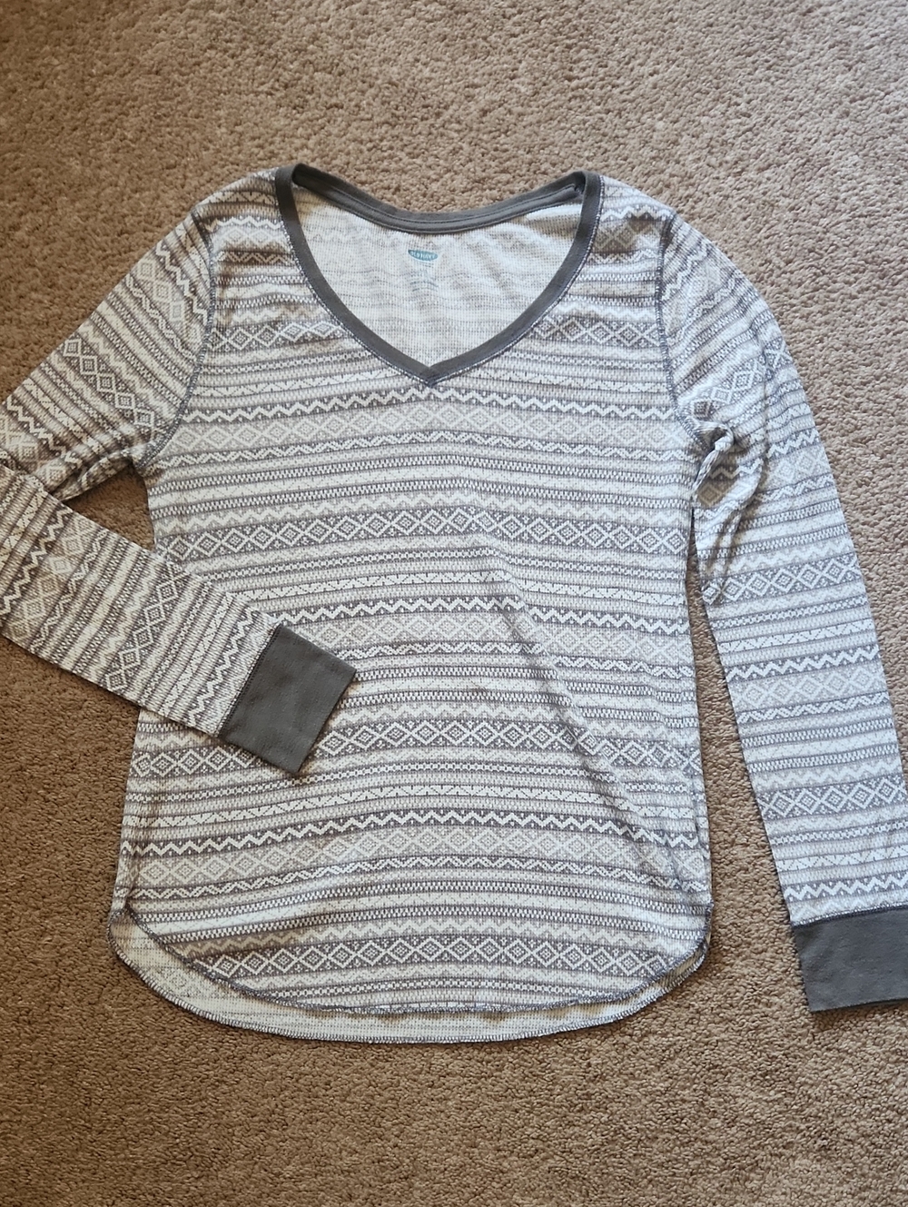 Old Navy V-neck Thermal Shirt